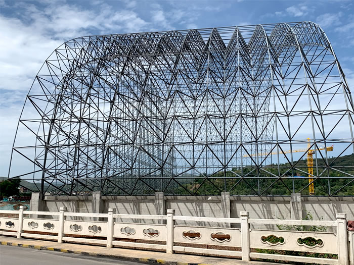 吕梁山寨矿储煤棚网架